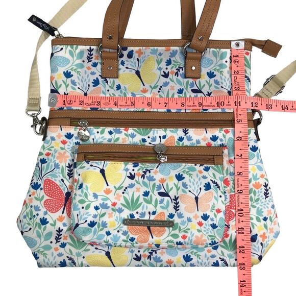 LILY BLOOM Isla Floral Foldover Crossbody Bag Cottagecore Western Preppy Fairy - Picture 10 of 12